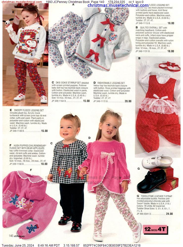 1993 JCPenney Christmas Book, Page 140