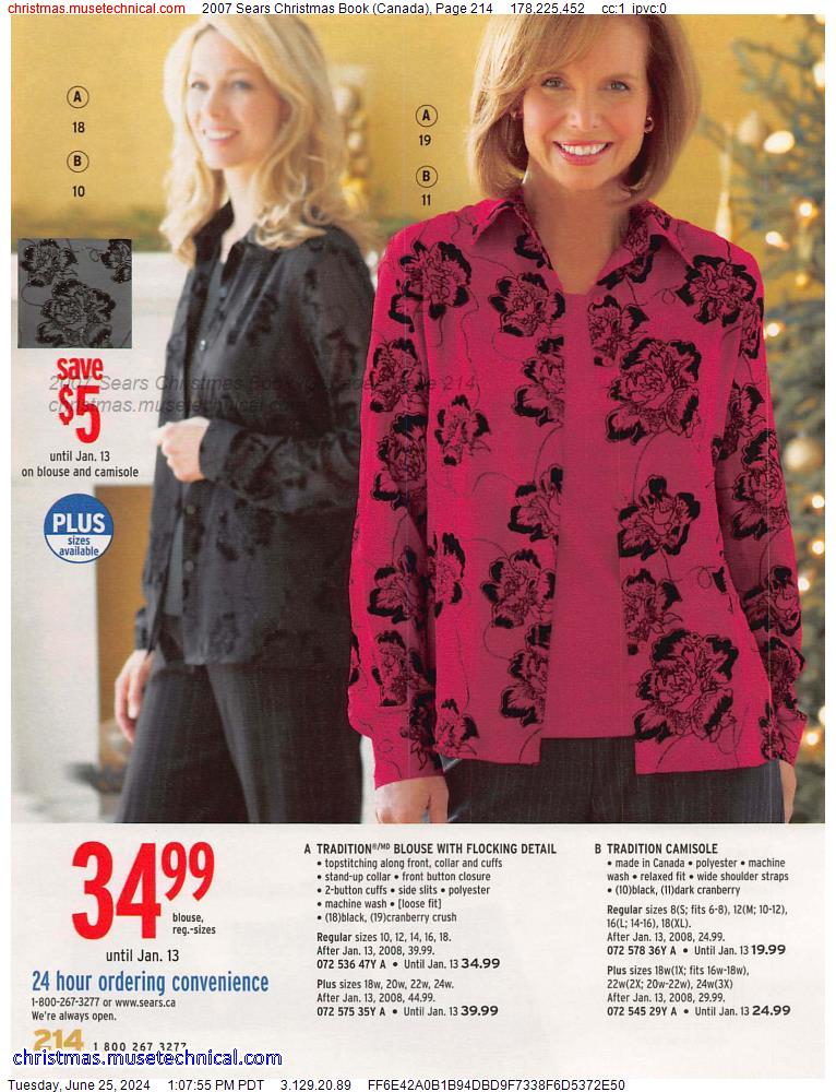 2007 Sears Christmas Book (Canada), Page 214