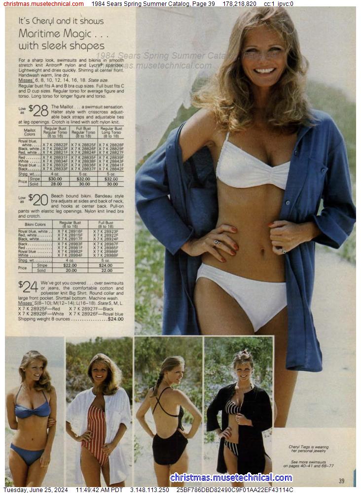 1984 Sears Spring Summer Catalog, Page 39