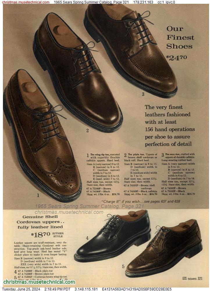 1965 Sears Spring Summer Catalog, Page 321