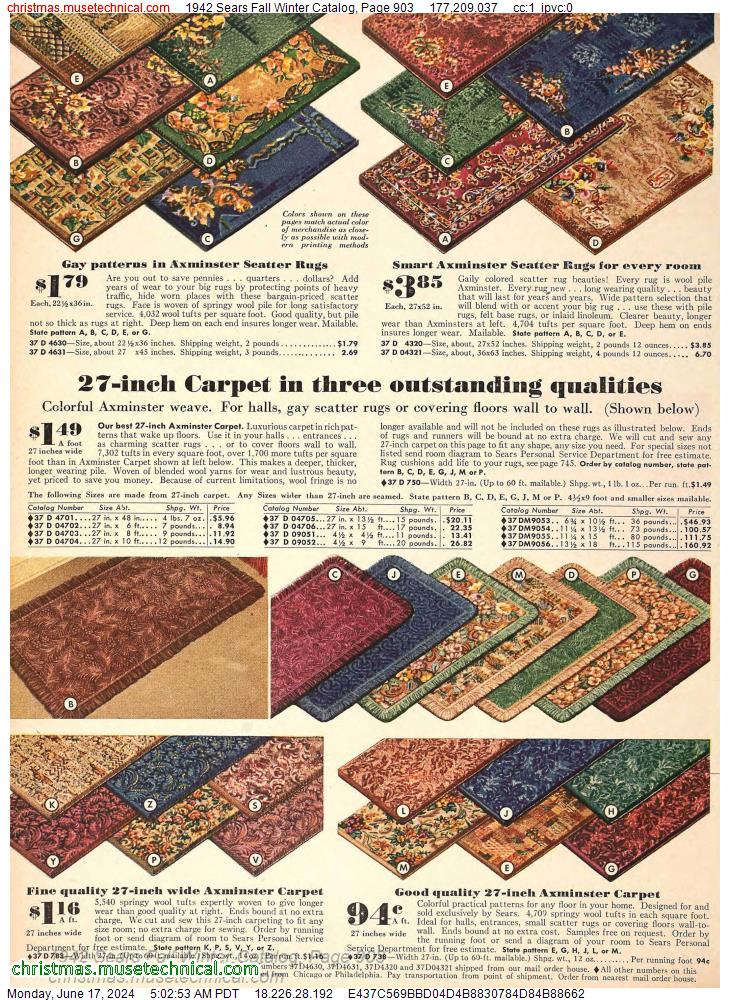 1942 Sears Fall Winter Catalog, Page 903