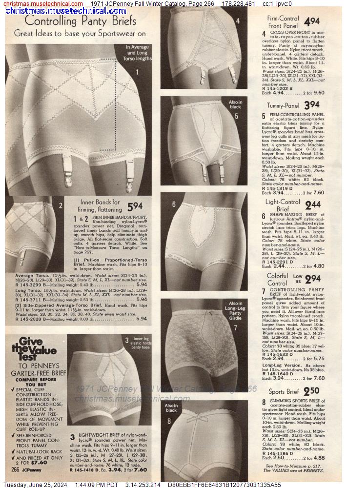 1971 JCPenney Fall Winter Catalog, Page 266