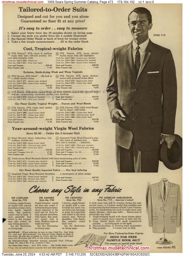1959 Sears Spring Summer Catalog, Page 473