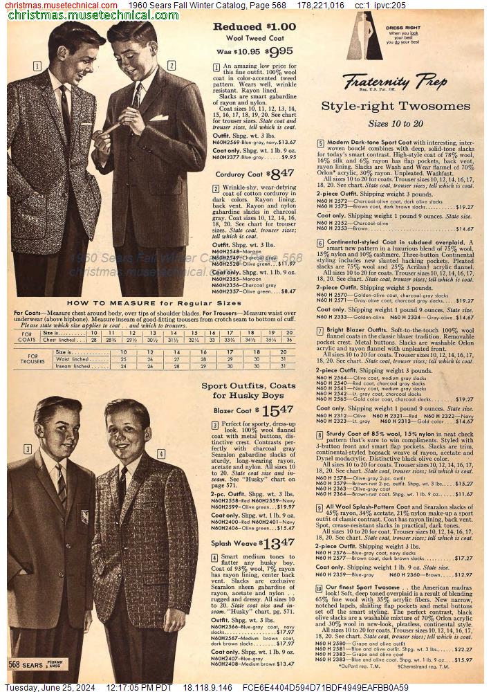 1960 Sears Fall Winter Catalog, Page 568
