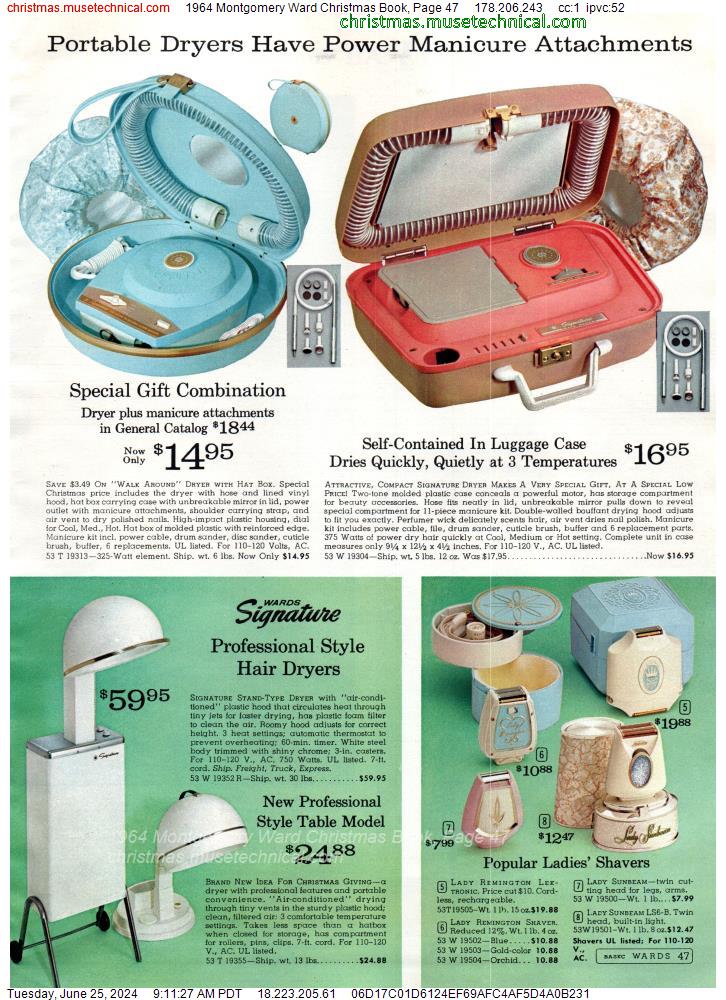 1964 Montgomery Ward Christmas Book, Page 47