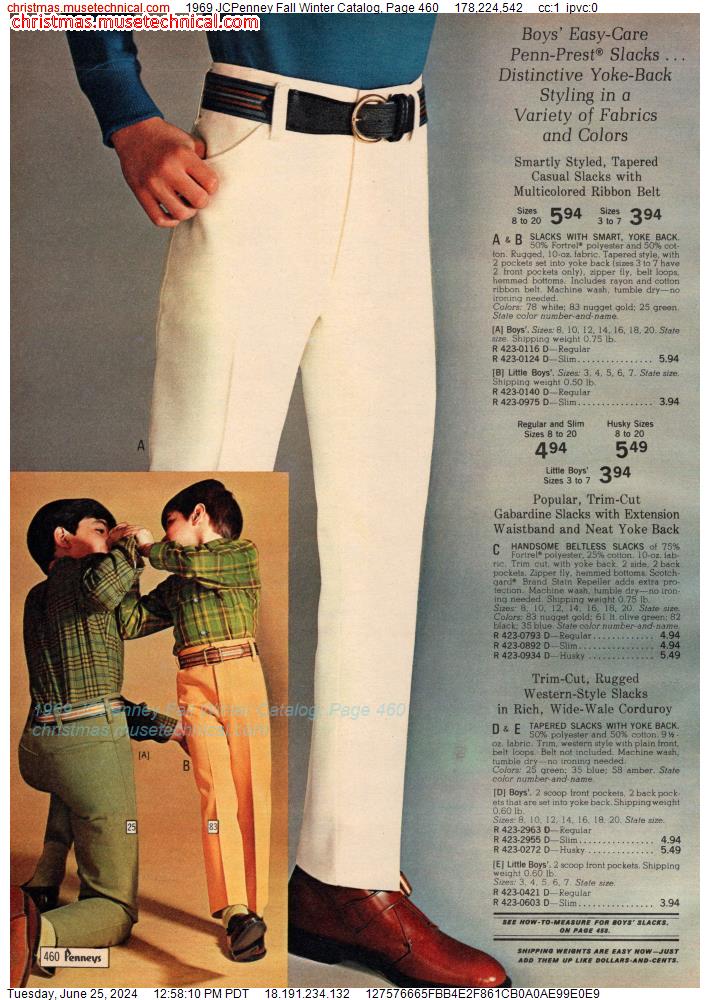 1969 JCPenney Fall Winter Catalog, Page 460