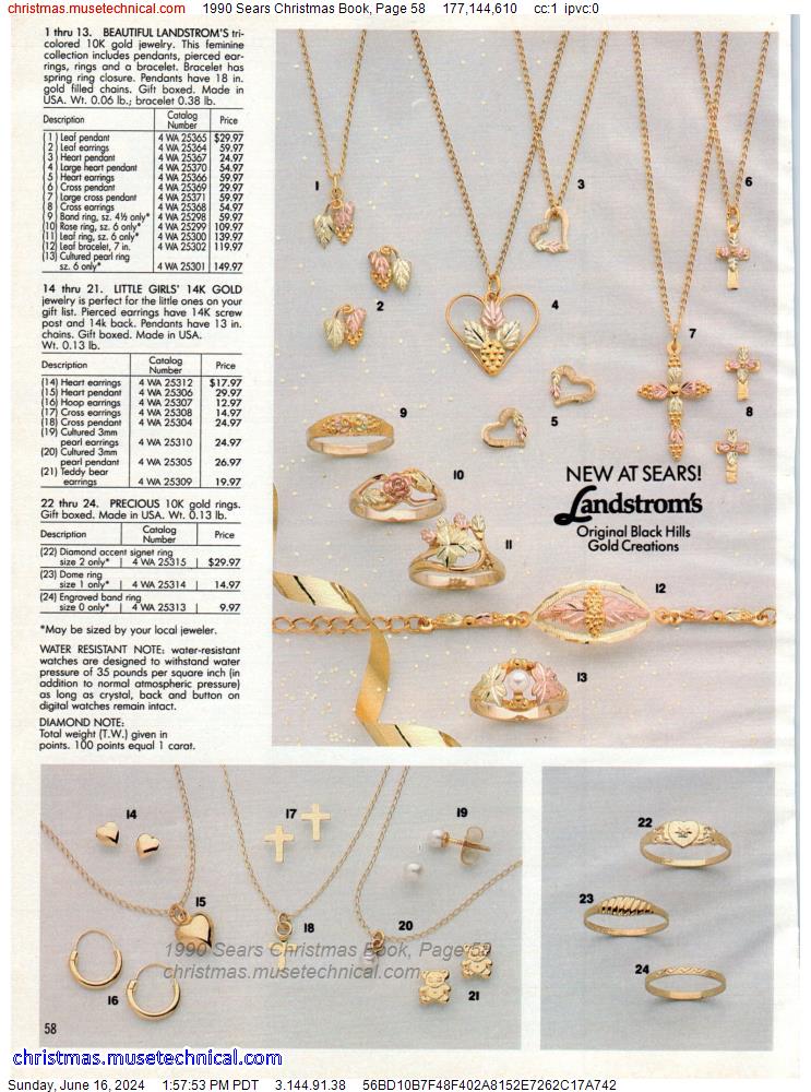 1990 Sears Christmas Book, Page 58