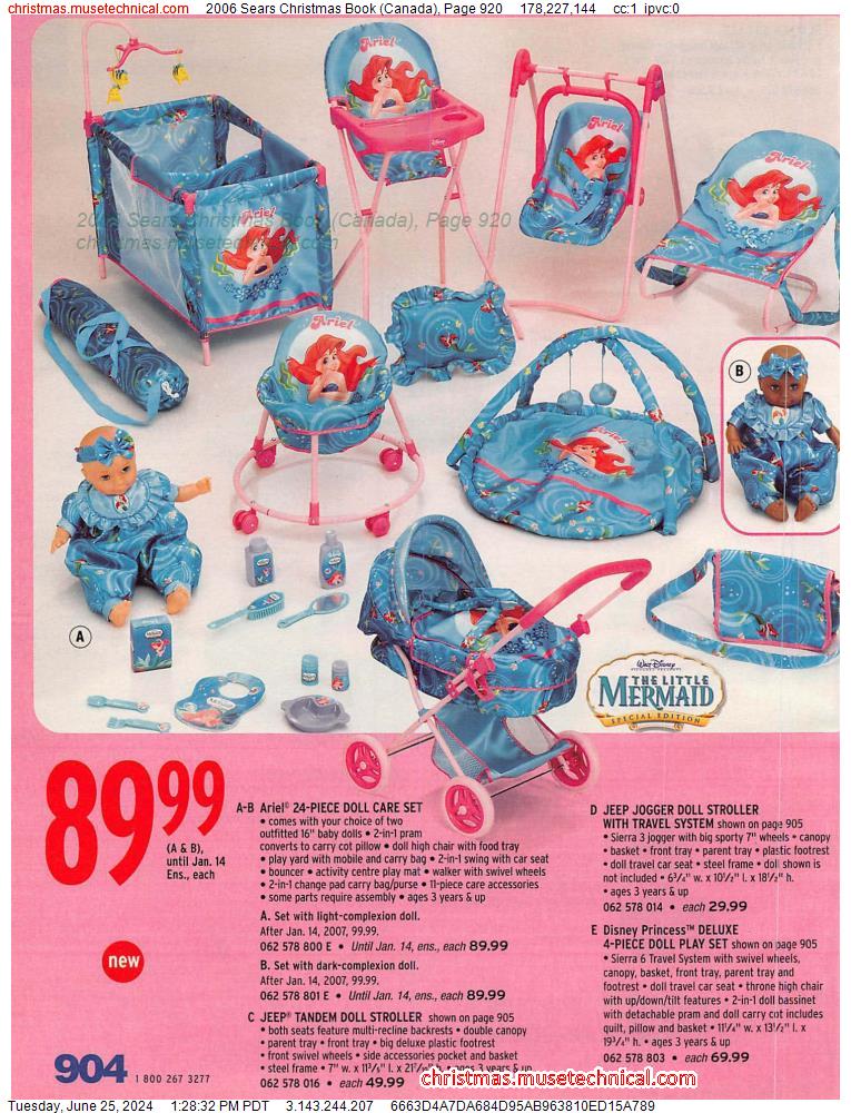 2006 Sears Christmas Book (Canada), Page 920