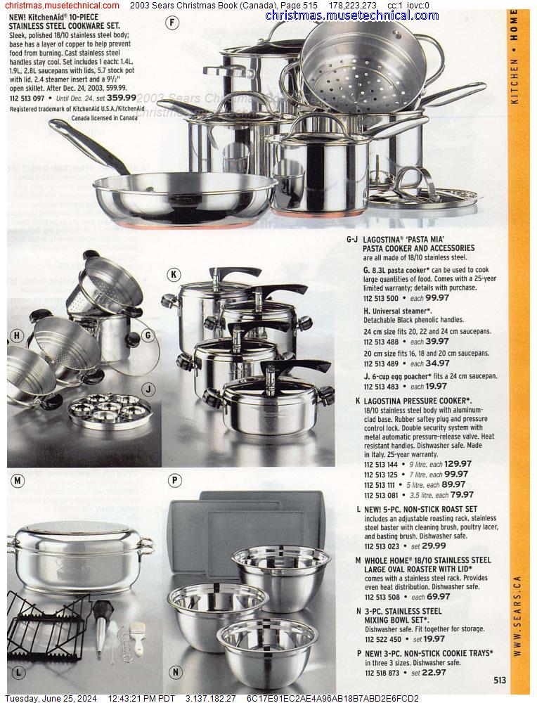 2003 Sears Christmas Book (Canada), Page 515