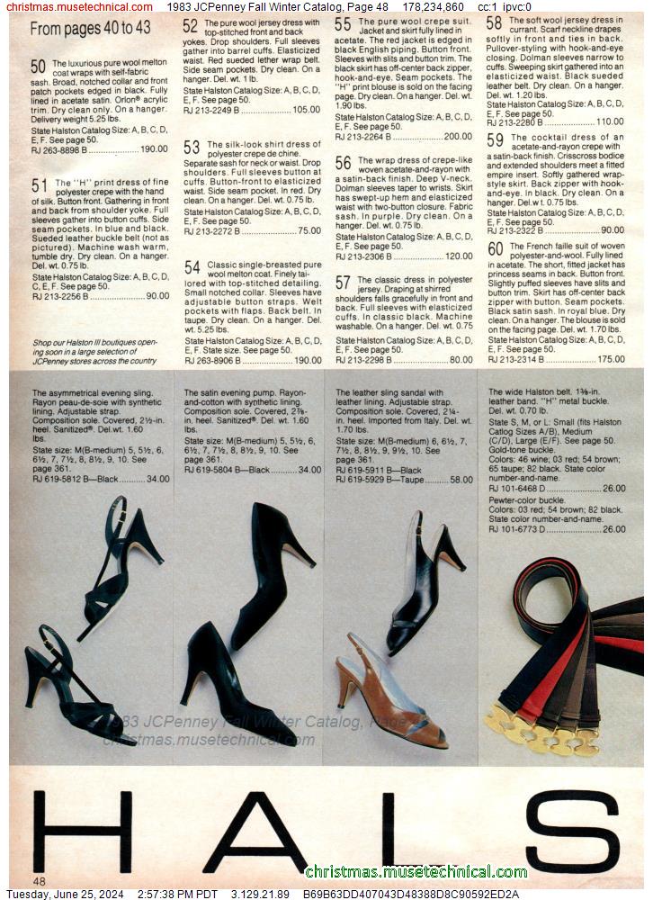 1983 JCPenney Fall Winter Catalog, Page 48