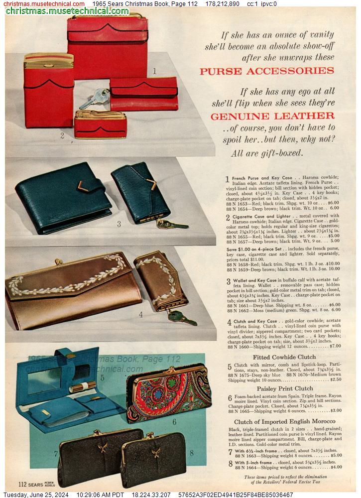 1965 Sears Christmas Book, Page 112