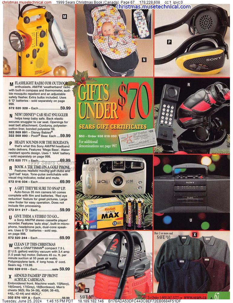 1999 Sears Christmas Book (Canada), Page 67