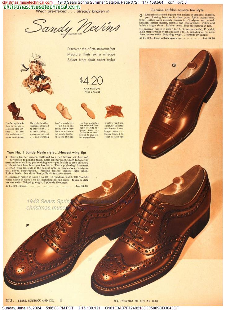 1943 Sears Spring Summer Catalog, Page 372