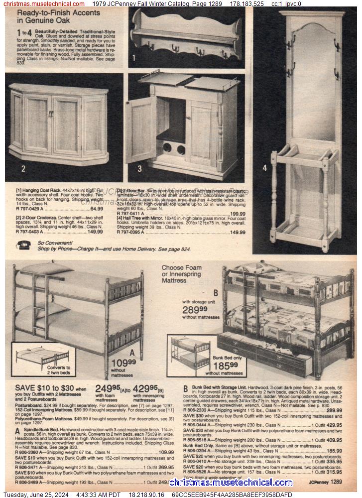 1979 JCPenney Fall Winter Catalog, Page 1289