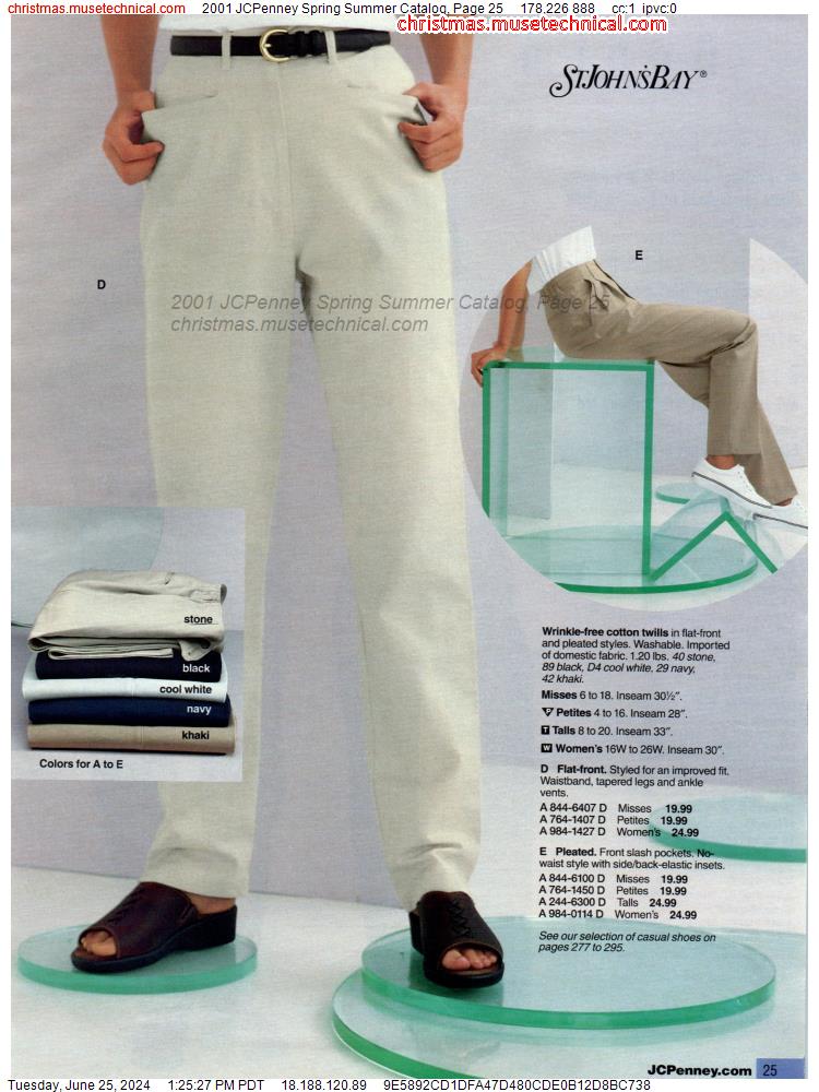 2001 JCPenney Spring Summer Catalog, Page 25