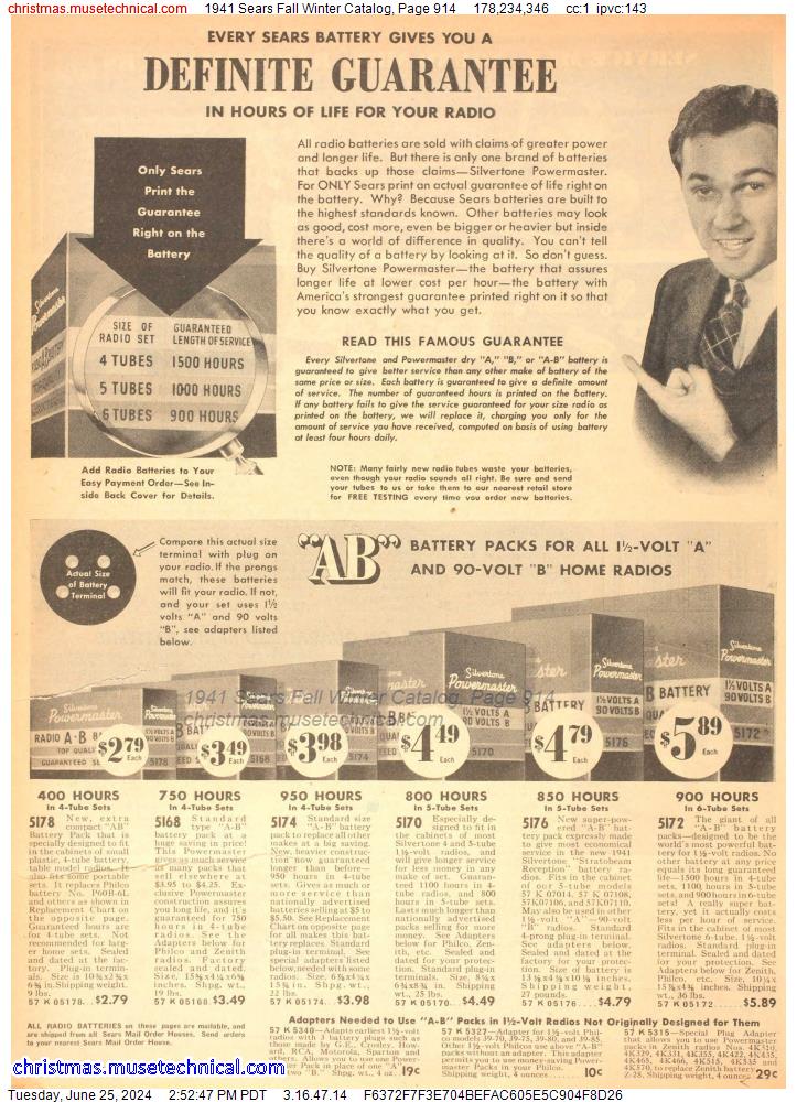 1941 Sears Fall Winter Catalog, Page 914