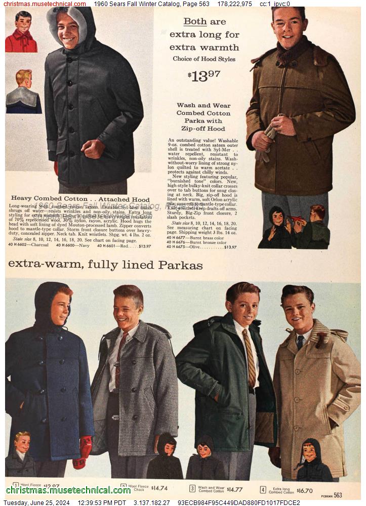 1960 Sears Fall Winter Catalog, Page 563