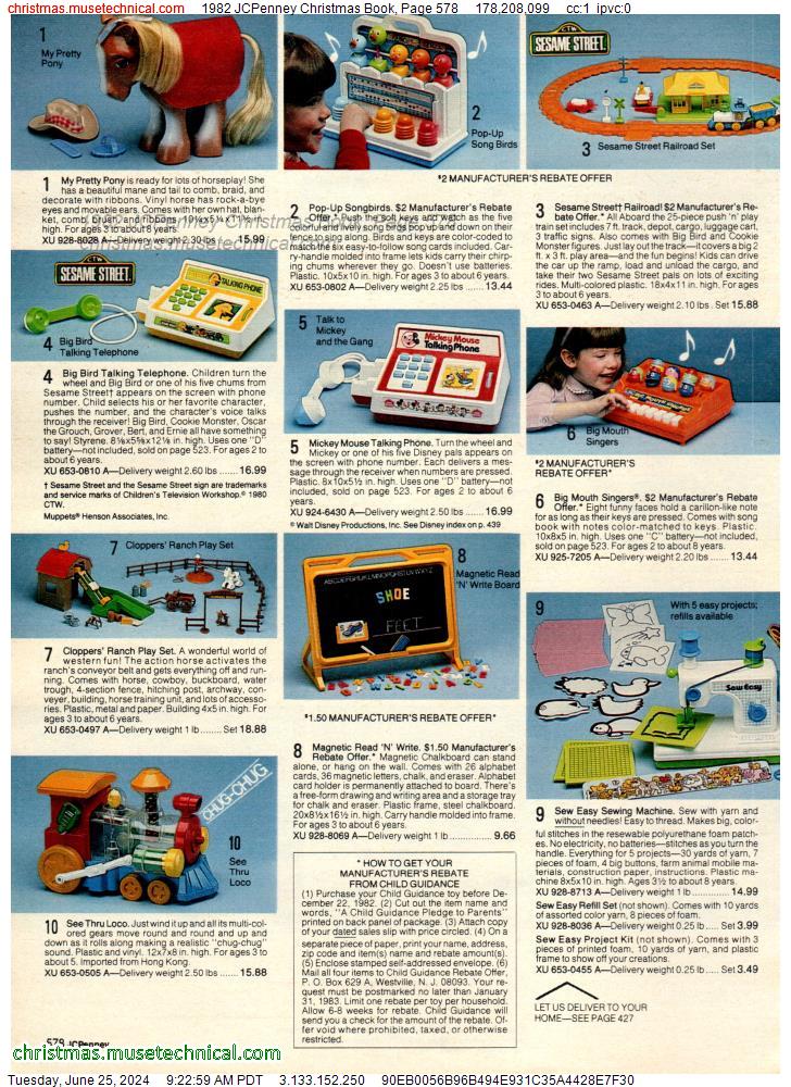 1982 JCPenney Christmas Book, Page 578