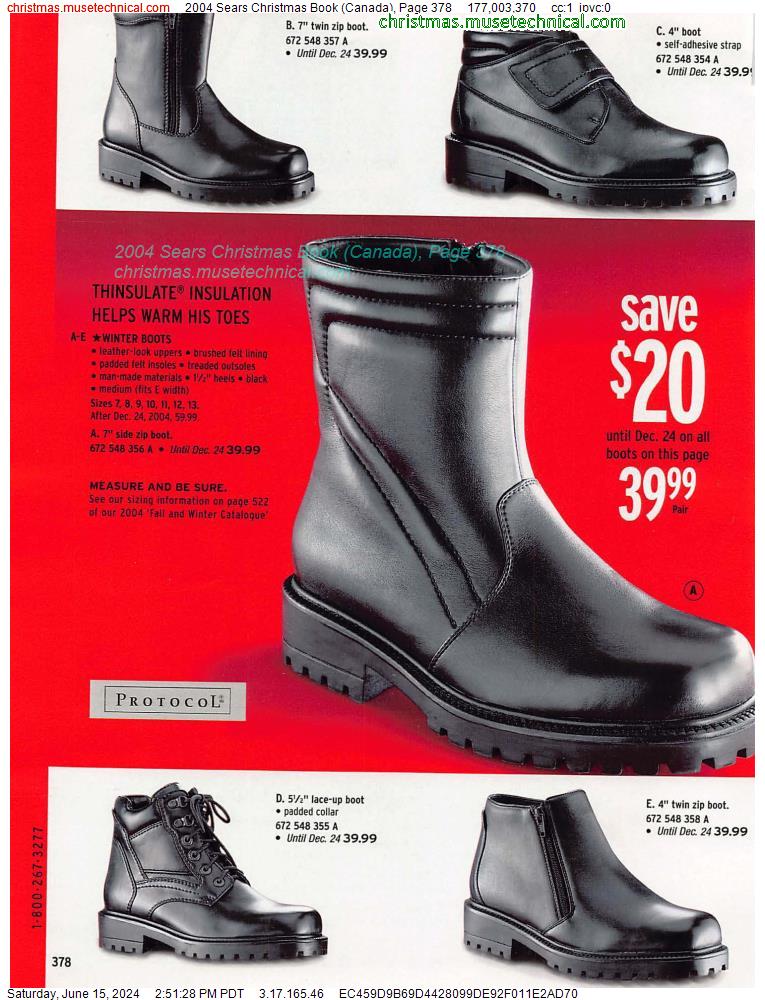 2004 Sears Christmas Book (Canada), Page 378
