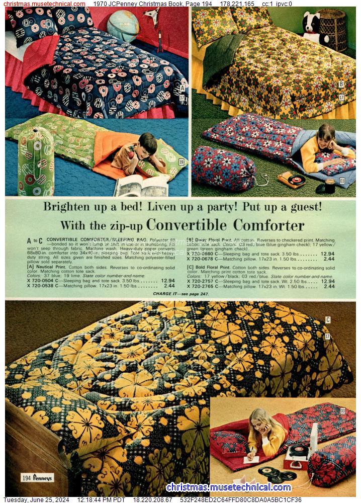 1970 JCPenney Christmas Book, Page 194