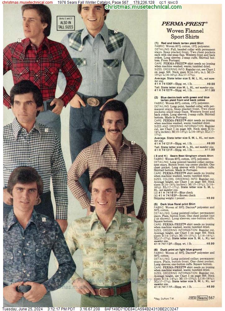 1976 Sears Fall Winter Catalog, Page 567