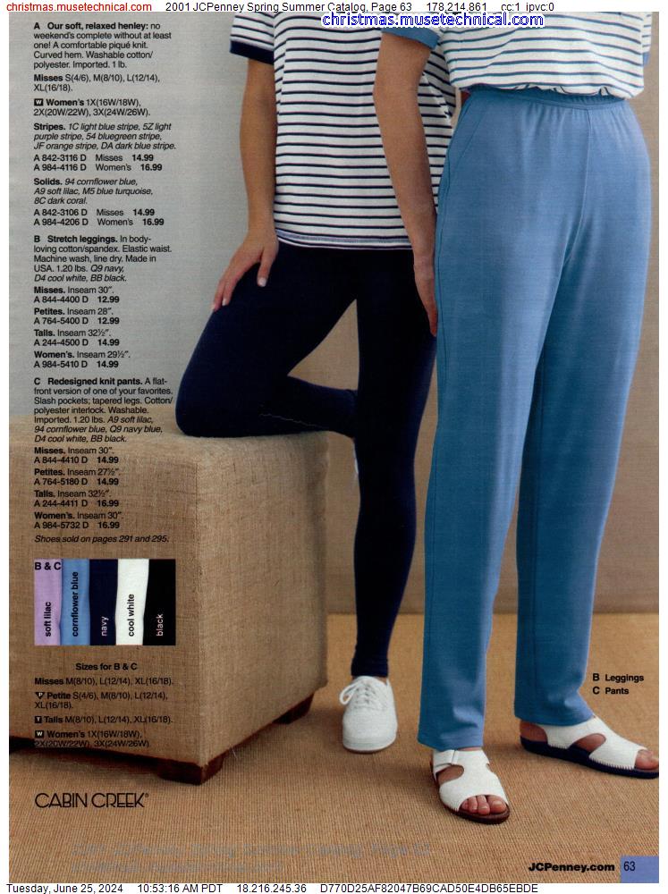 2001 JCPenney Spring Summer Catalog, Page 63