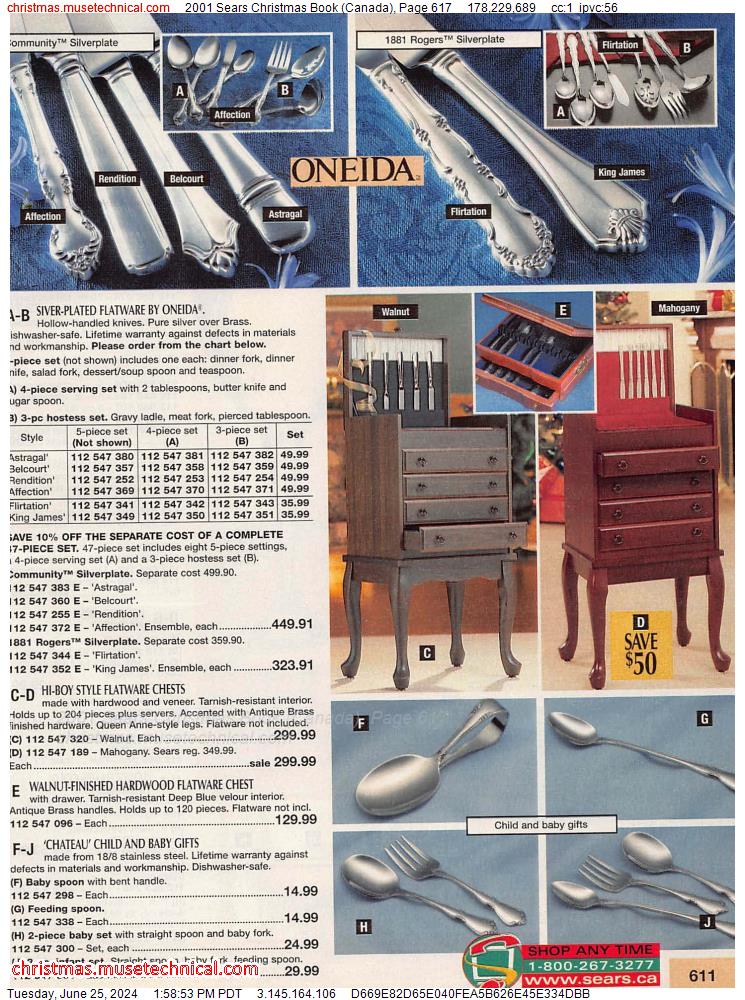 2001 Sears Christmas Book (Canada), Page 617