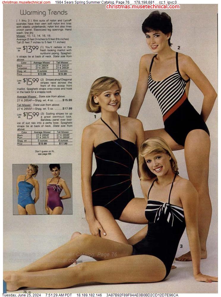 1984 Sears Spring Summer Catalog, Page 76