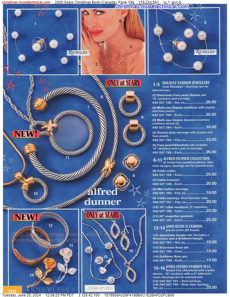 2000 Sears Christmas Book (Canada), Page 108