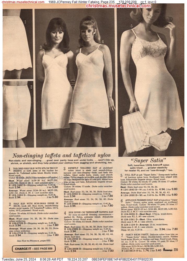 1969 JCPenney Fall Winter Catalog, Page 235