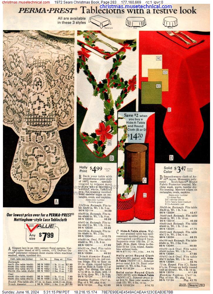 1972 Sears Christmas Book, Page 283