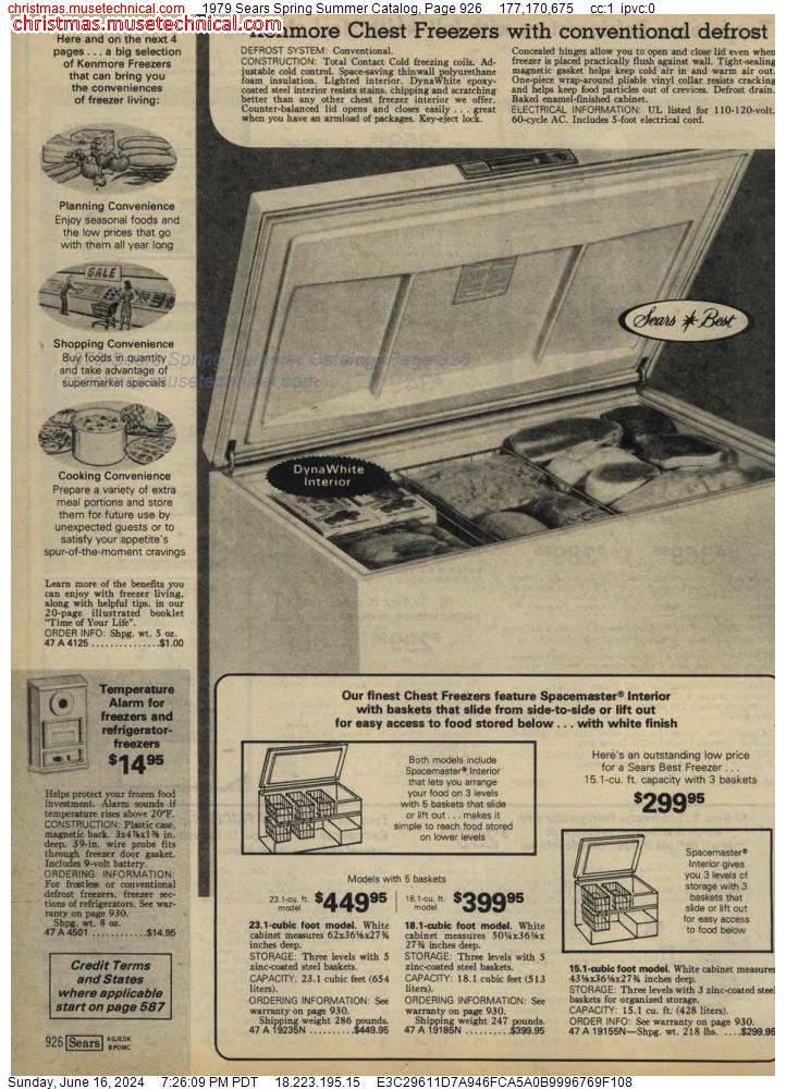 1979 Sears Spring Summer Catalog, Page 926