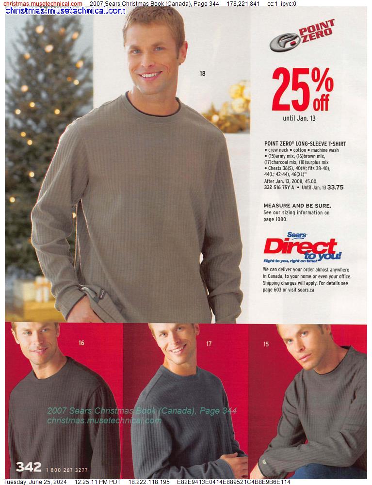 2007 Sears Christmas Book (Canada), Page 344