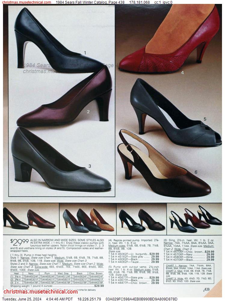 1984 Sears Fall Winter Catalog, Page 438