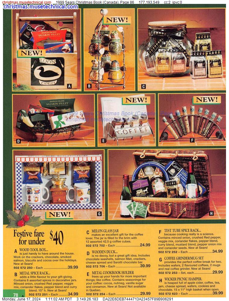1999 Sears Christmas Book (Canada), Page 86