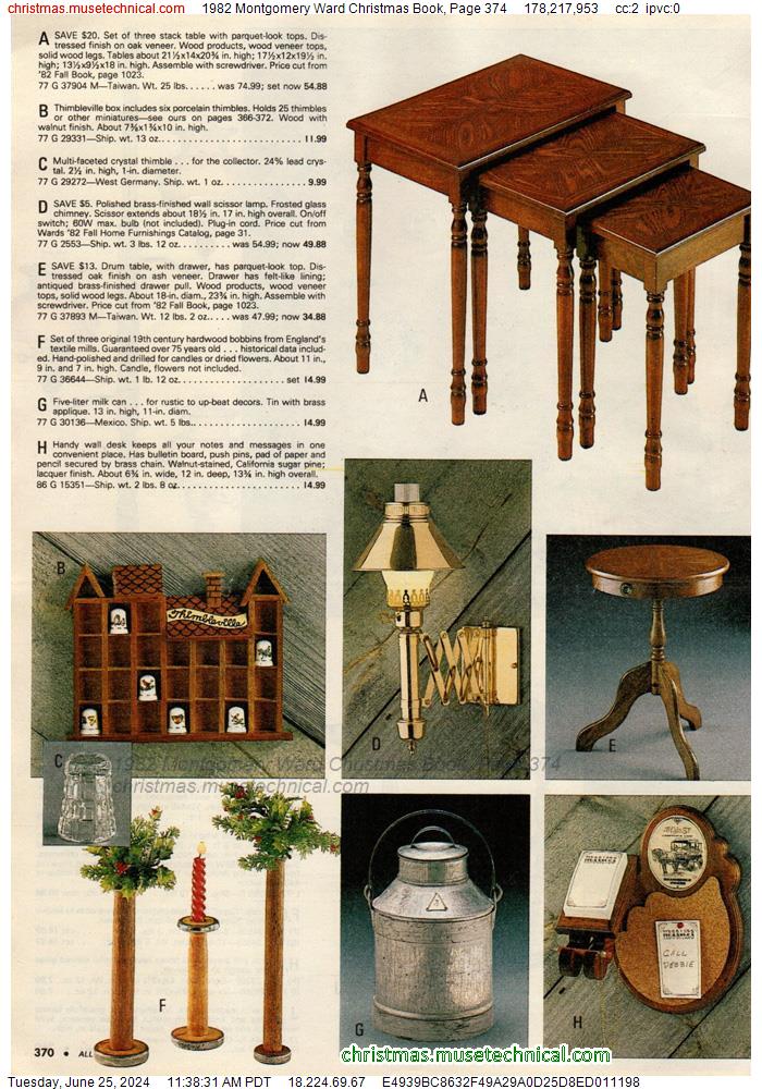 1982 Montgomery Ward Christmas Book, Page 374