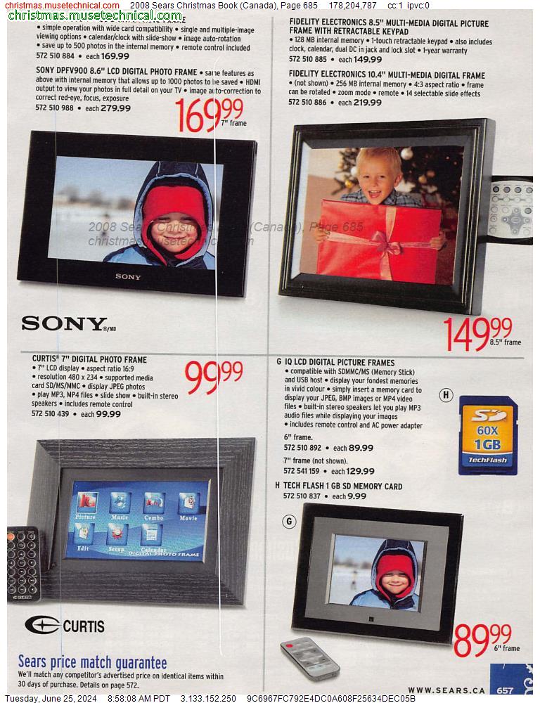 2008 Sears Christmas Book (Canada), Page 685
