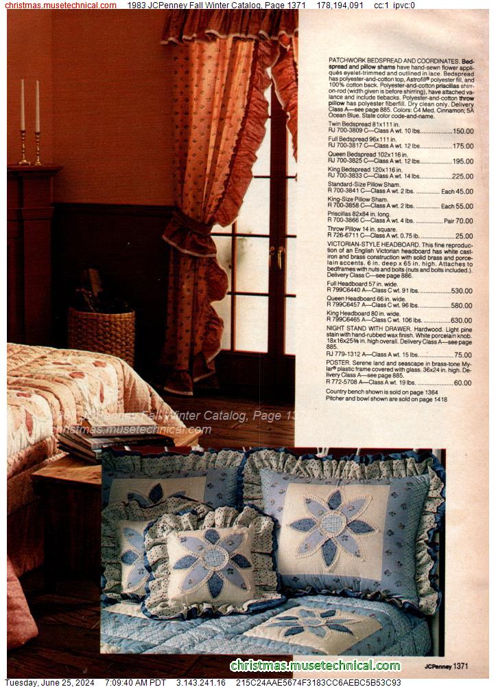 1983 JCPenney Fall Winter Catalog, Page 1371