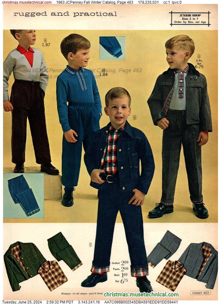 1963 JCPenney Fall Winter Catalog, Page 463