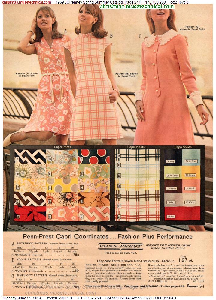 1969 JCPenney Spring Summer Catalog, Page 241