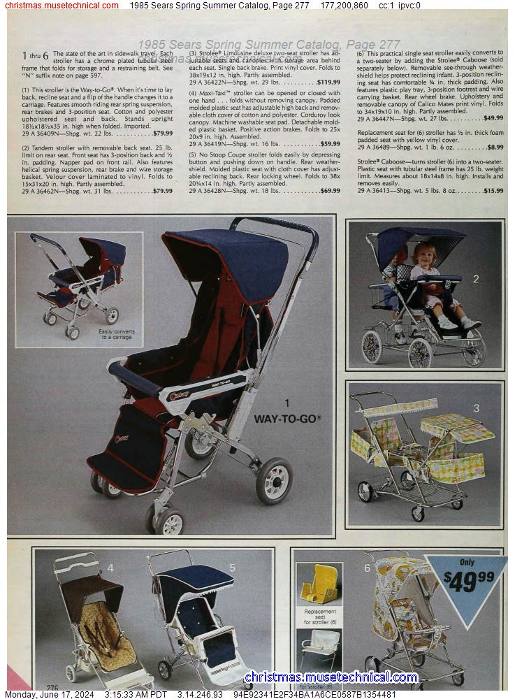 1985 Sears Spring Summer Catalog, Page 277