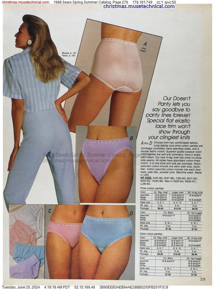 1988 Sears Spring Summer Catalog, Page 279