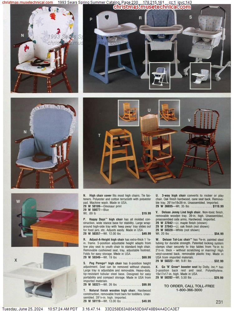 1993 Sears Spring Summer Catalog, Page 230