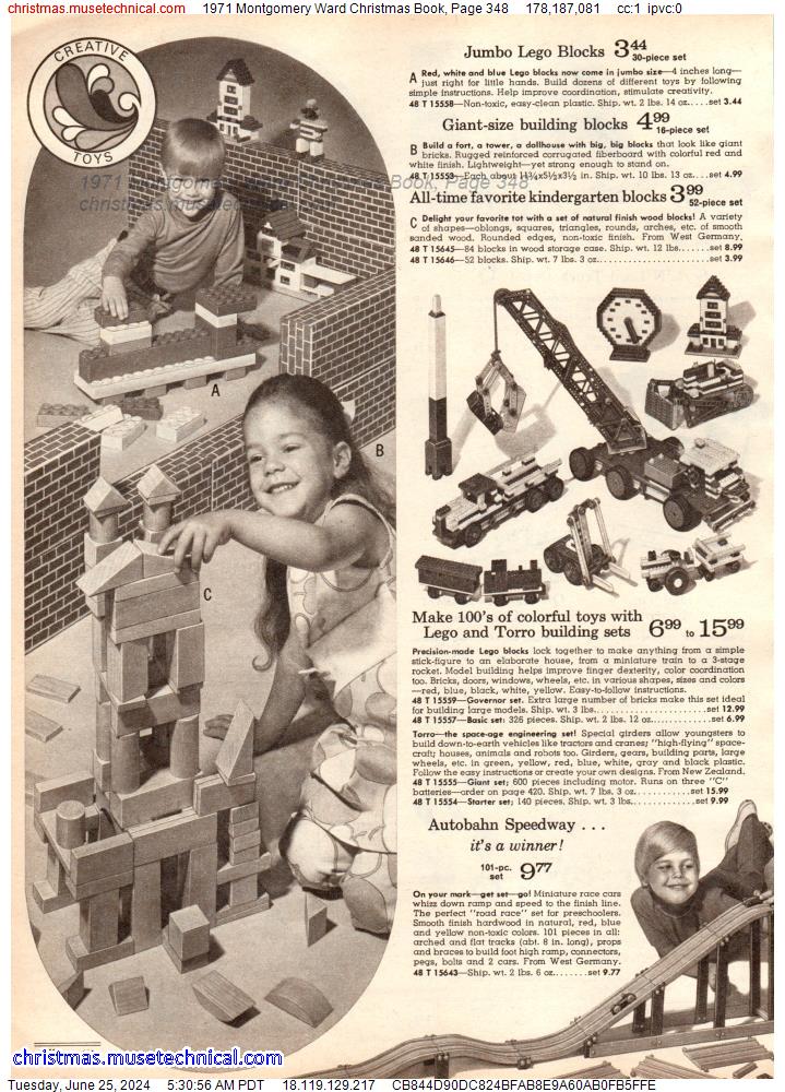 1971 Montgomery Ward Christmas Book, Page 348