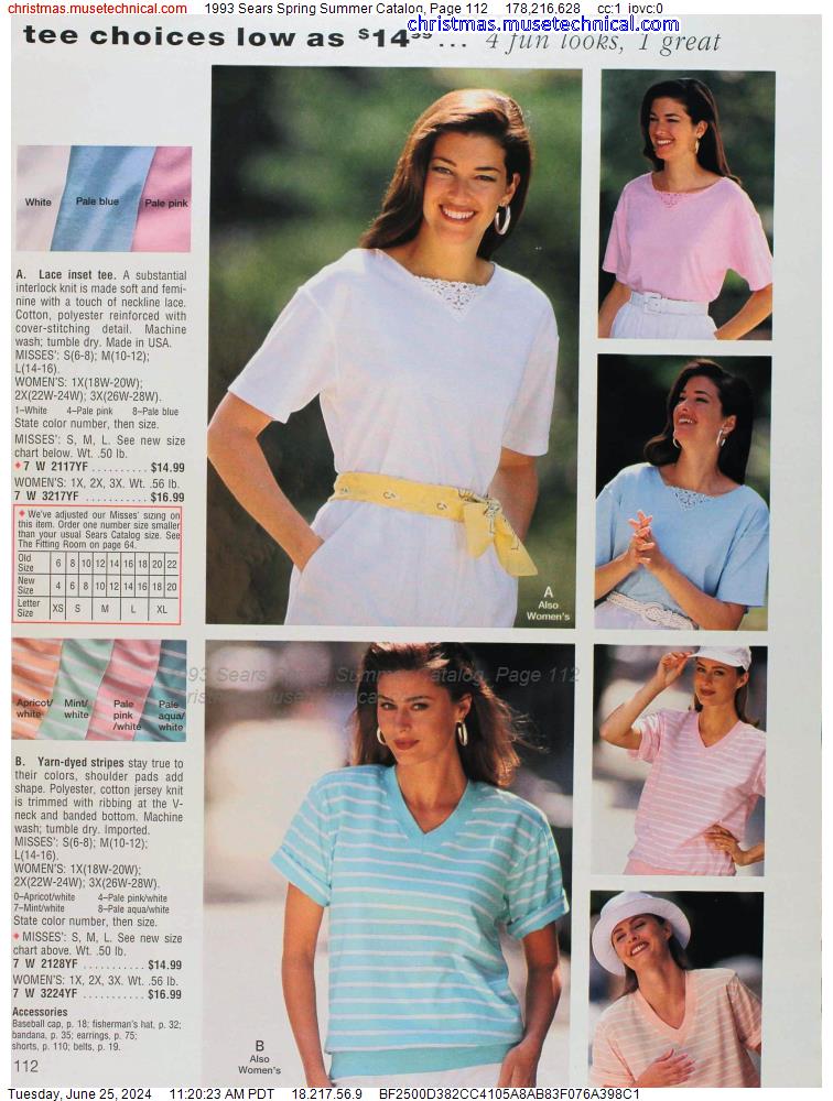 1993 Sears Spring Summer Catalog, Page 112