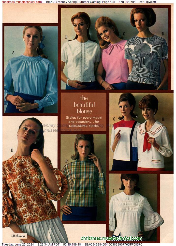 1966 JCPenney Spring Summer Catalog, Page 138