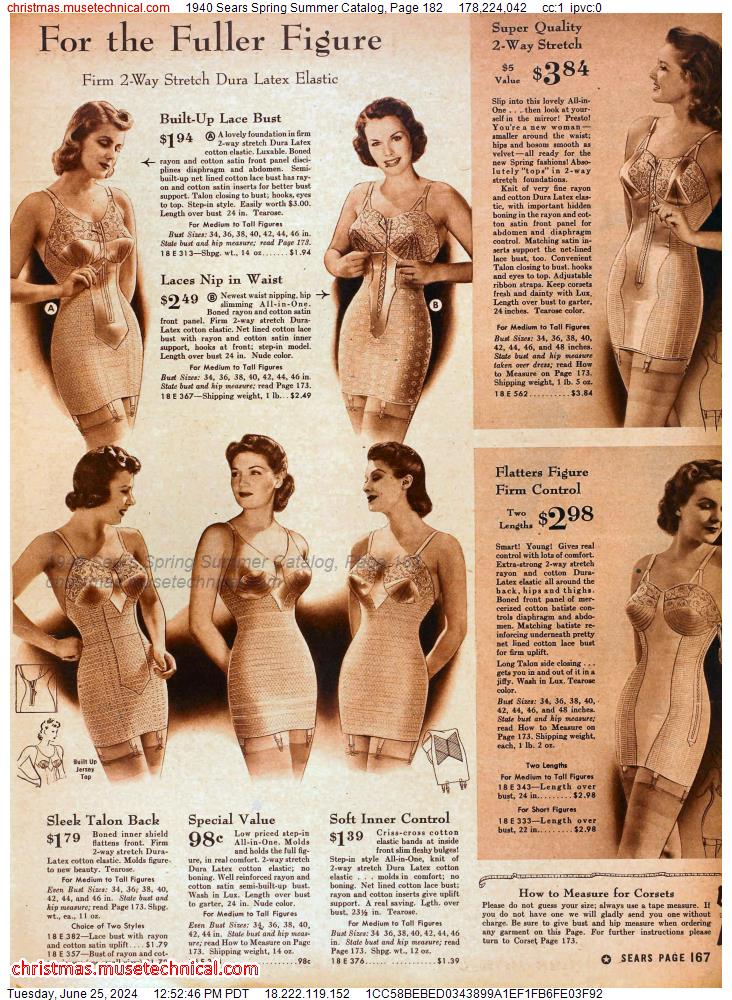 1940 Sears Spring Summer Catalog, Page 182