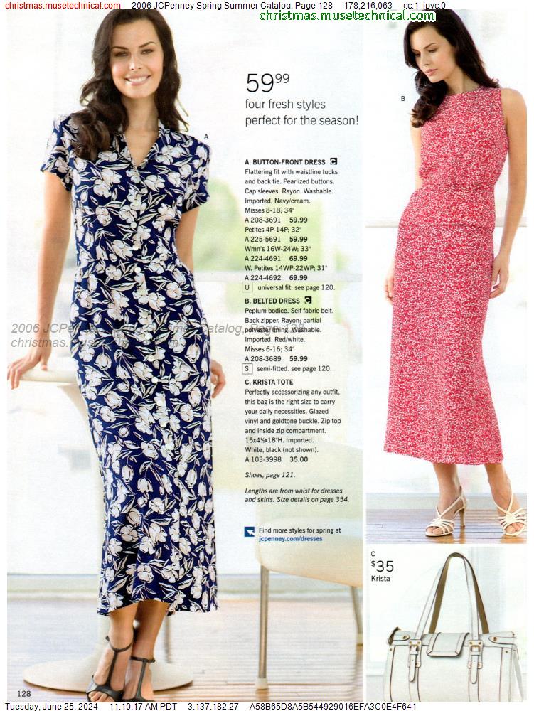 2006 JCPenney Spring Summer Catalog, Page 128