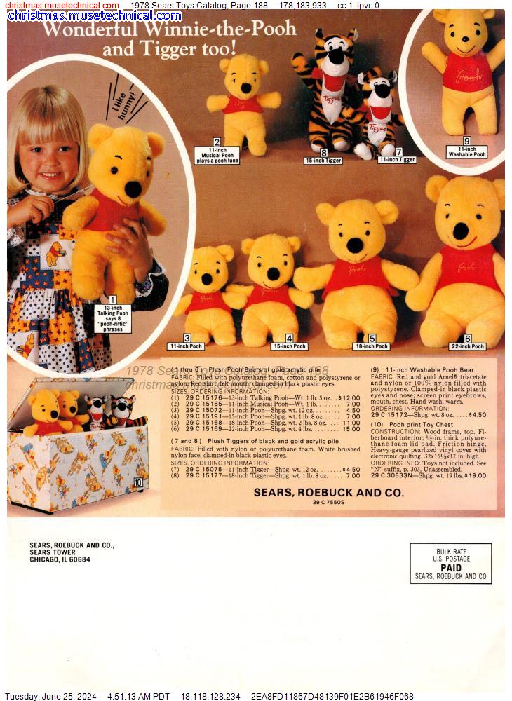 1978 Sears Toys Catalog, Page 188