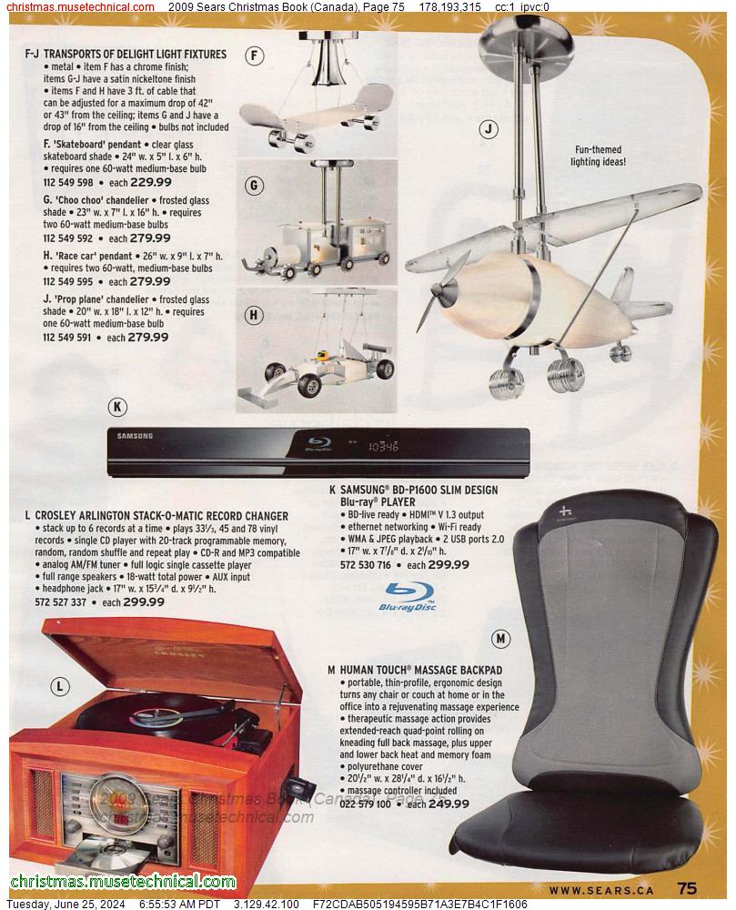 2009 Sears Christmas Book (Canada), Page 75